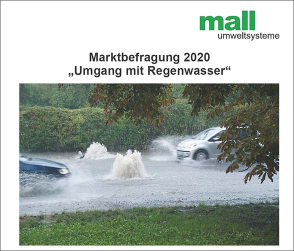 Marktbefragung zum Umgang mit Regenwasser 