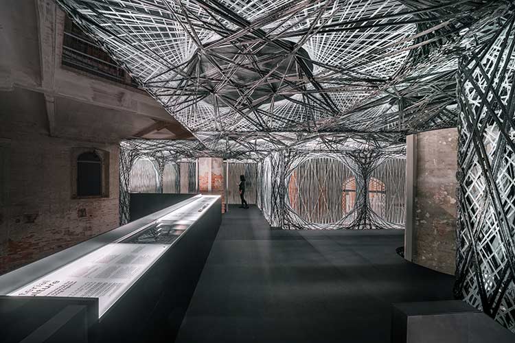 Maison Fibre der Universität Stuttgart auf der Biennale Architettura 2021