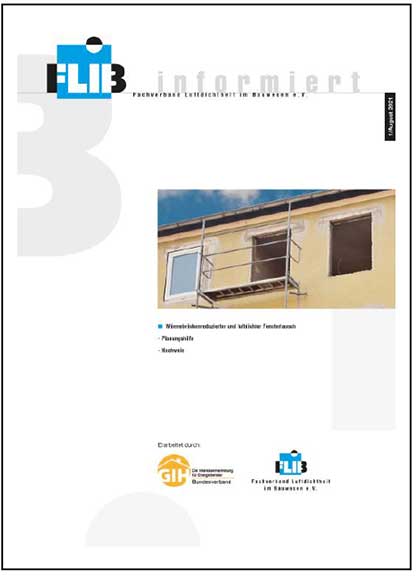 Wärmebrückenreduzierter und luftdichter Fenstereinbau 