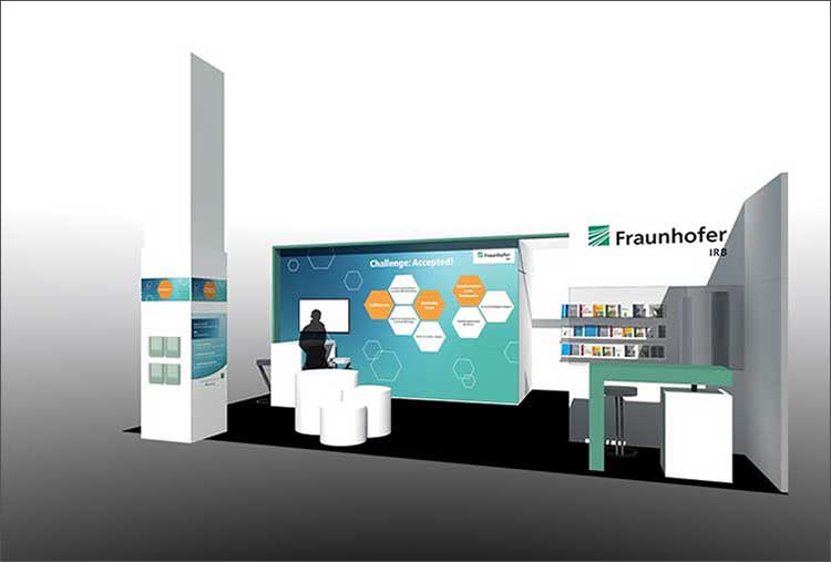 Das Fraunhofer IRB auf der BAU 2023 