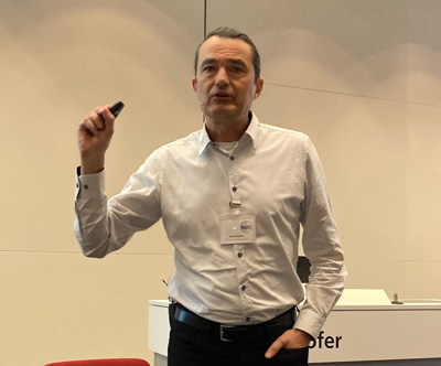 Jens Kestler während seines Vortrags