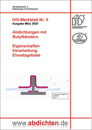 Cover IVD-Merkblatt Nr. 5 »Abdichtungen mit Butylbändern« 