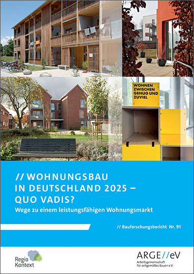 Cover der Studie »Wohnungsbau in Deutschland 2025 – Quo vadis?« 