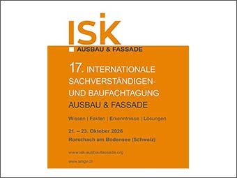 Veranstaltungsflyer 17. Internationale Sachverständigen- und Baufachtagung »Ausbau & Fassade« 